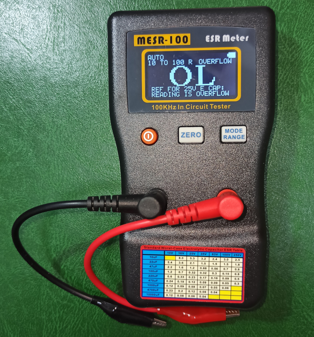Medidor de ESR MERS-100